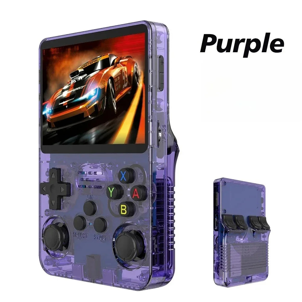 R36S Retro Handheld Game Console - 3.5" IPS Display with 128GB Storage