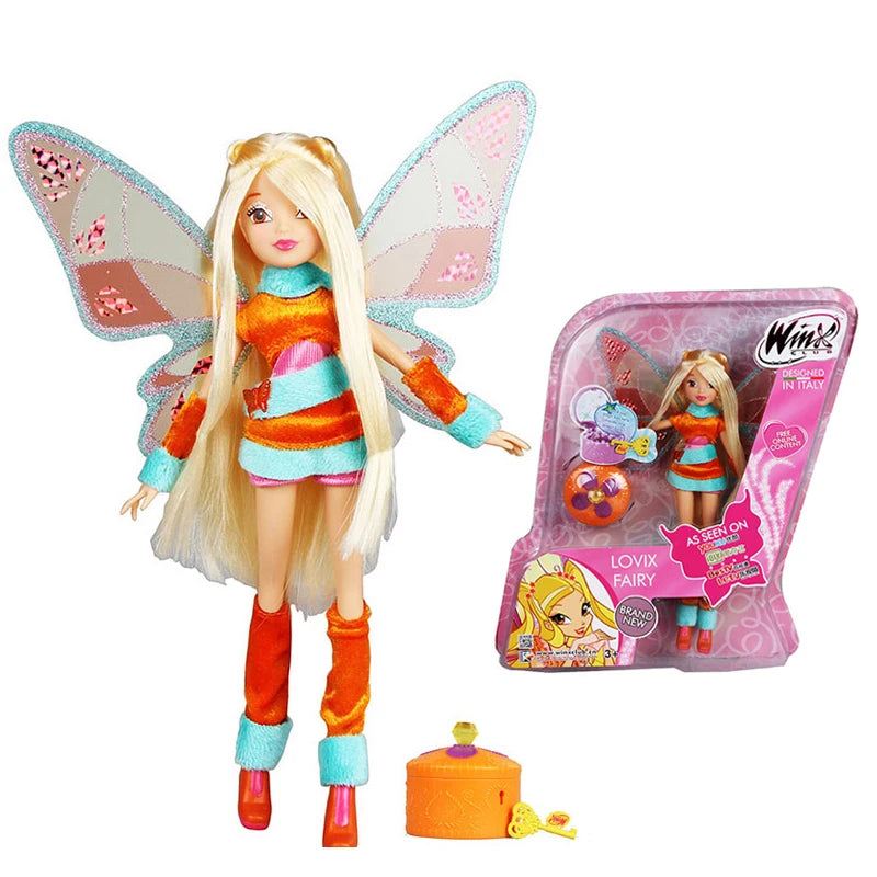 Believix & Lovix Rainbow Colorful Fairy Doll - 26cm Girl Toy