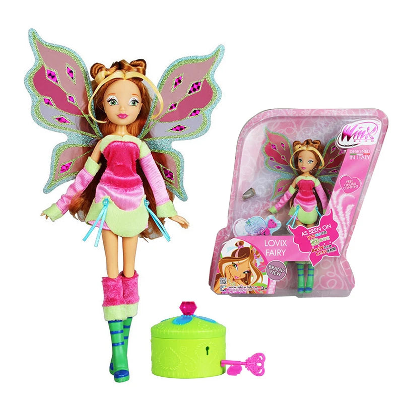 Believix & Lovix Rainbow Colorful Fairy Doll - 26cm Girl Toy