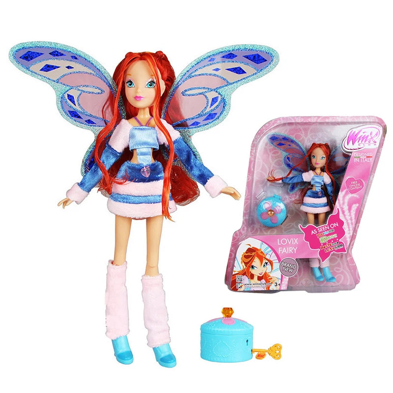 Believix & Lovix Rainbow Colorful Fairy Doll - 26cm Girl Toy