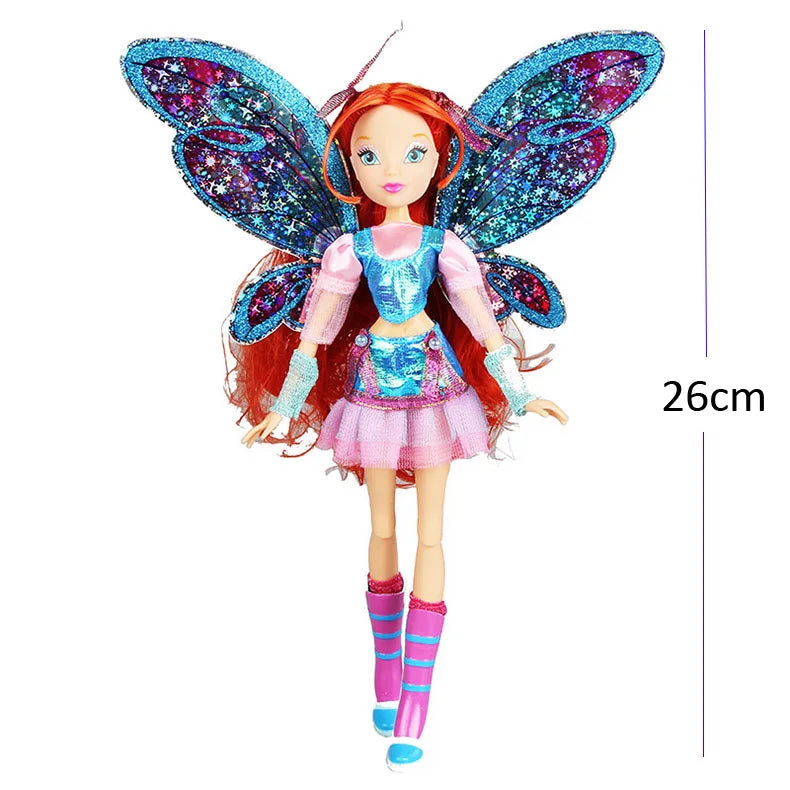 Believix & Lovix Rainbow Colorful Fairy Doll - 26cm Girl Toy
