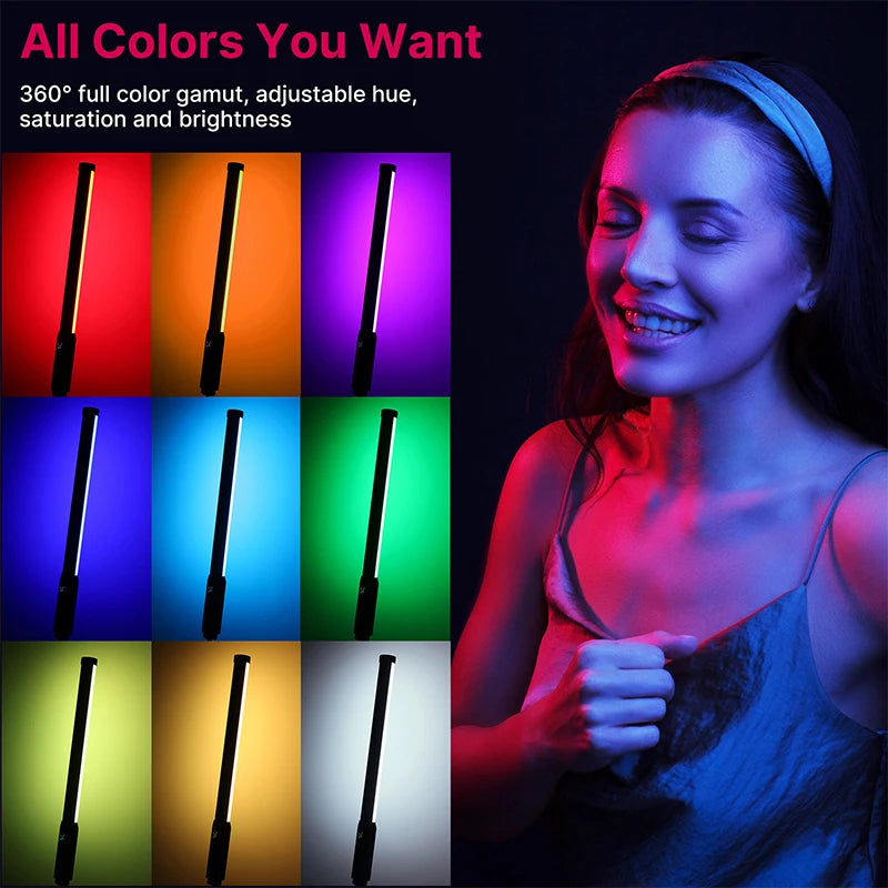 Ulanzi VL119 RGB LED Stick Light - 19.68" Handheld Photography Wand with CRI 95+