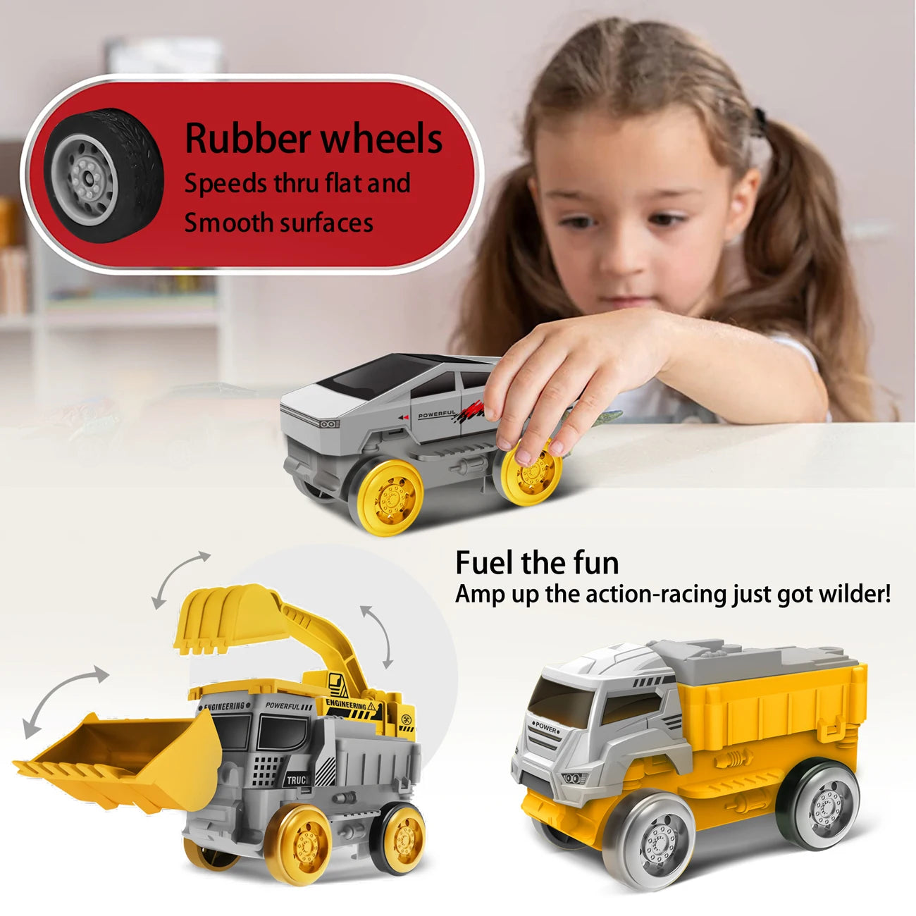 Magic Climbing Track Toy with Engineering Car - Kids Construction Set