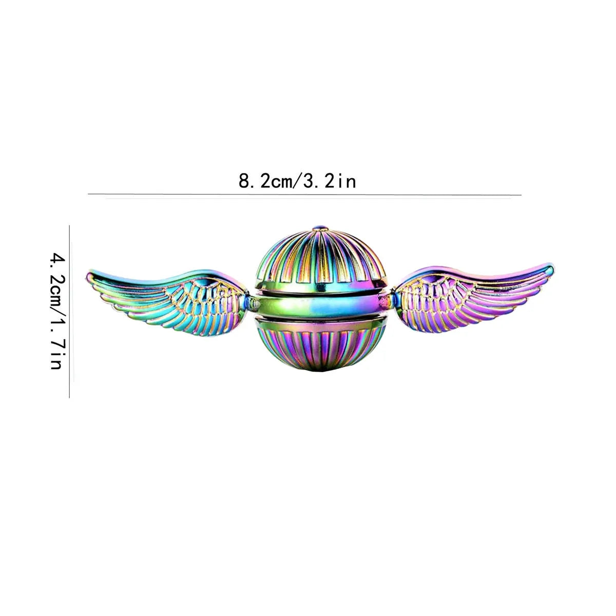 Golden Snitch Cupid Fidget Spinner - Metal Stress Relief Toy