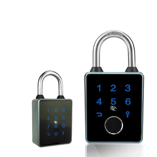 CDOK T55 Smart Bluetooth Padlock - IP65 Waterproof Fingerprint Lock for Indoor & Outdoor