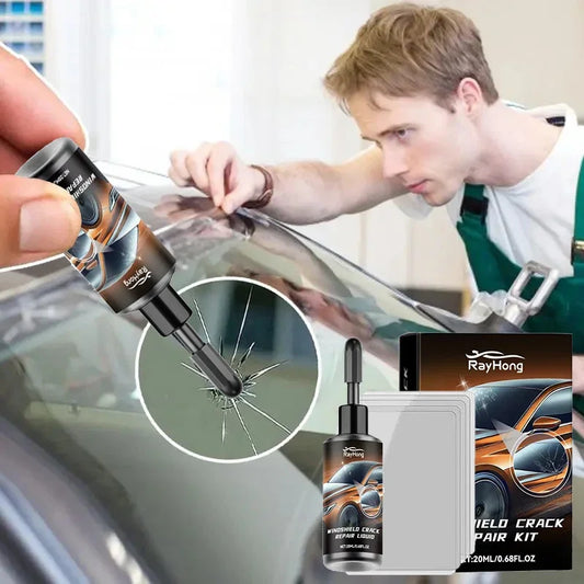 Professional Windshield Repair Resin Kit - Glass Crack & Chip Restoration