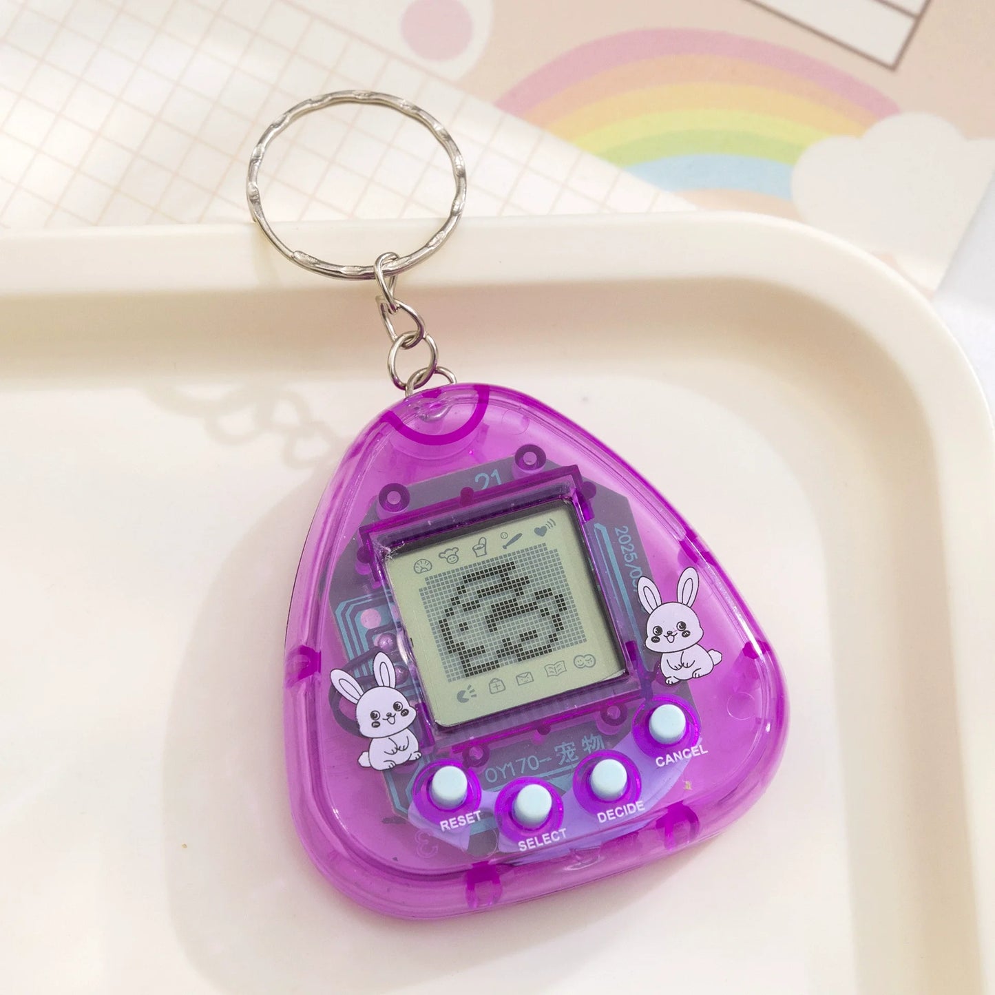 Transparent Electronic Virtual Pet - 168-in-1 Digital Companion