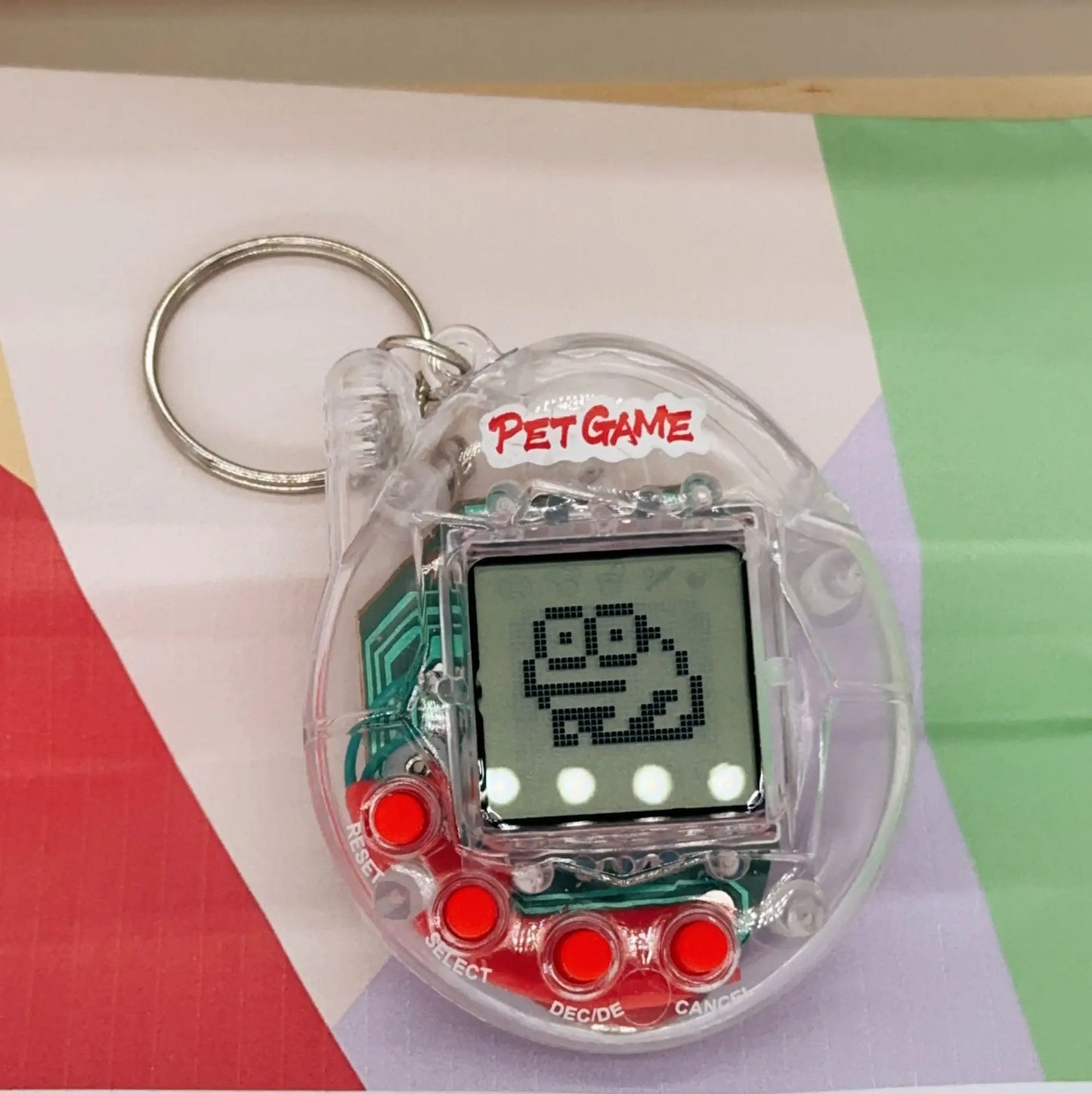 Transparent Electronic Virtual Pet - 168-in-1 Digital Companion