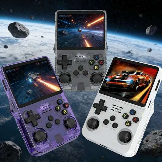 R36S Retro Handheld Game Console - 3.5" IPS Display with 128GB Storage