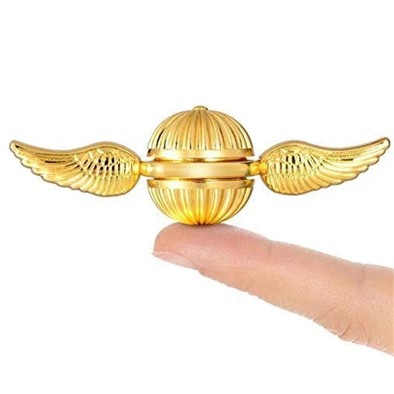 Golden Snitch Cupid Fidget Spinner - Metal Stress Relief Toy