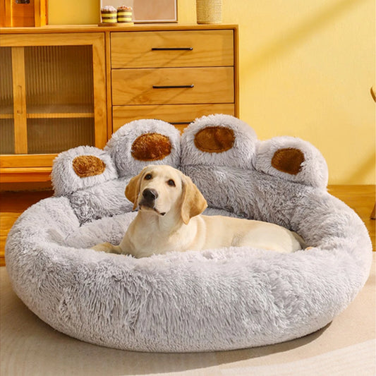 Premium Plush Pet Bed - Warm & Comfortable Sofa for Dogs & Cats