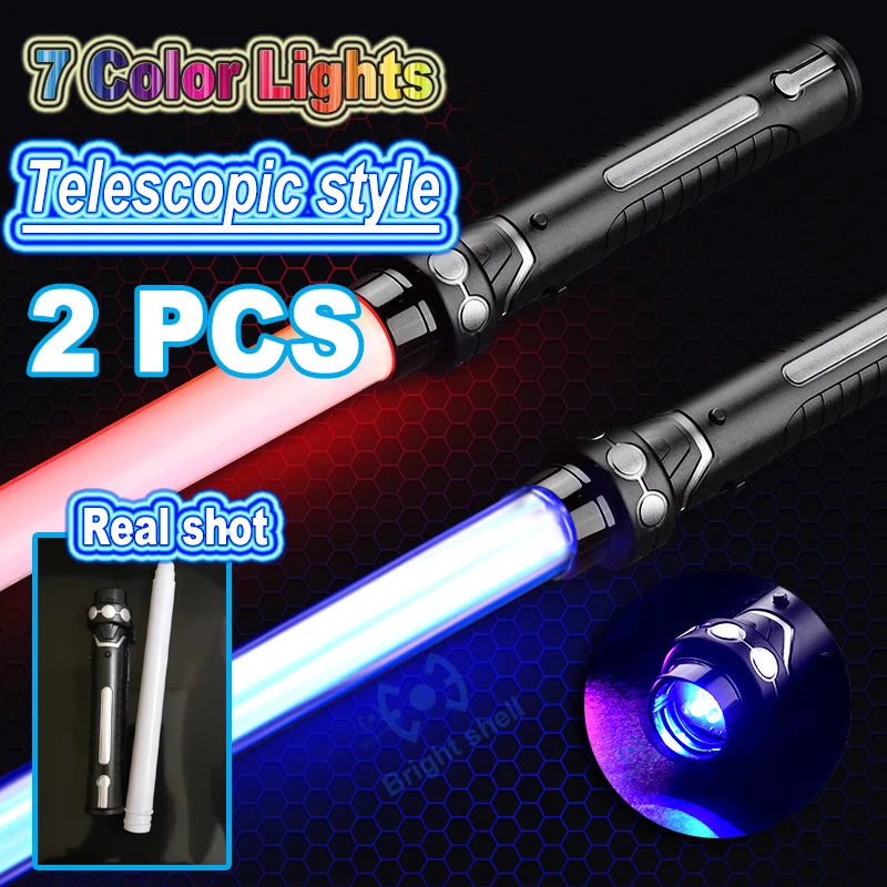 RGB Lightsaber Laser Sword Toy - Flashing LED Light Saber
