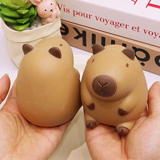 Capybara Slow Rebound Squeeze Toy - Stress Relief Squishy
