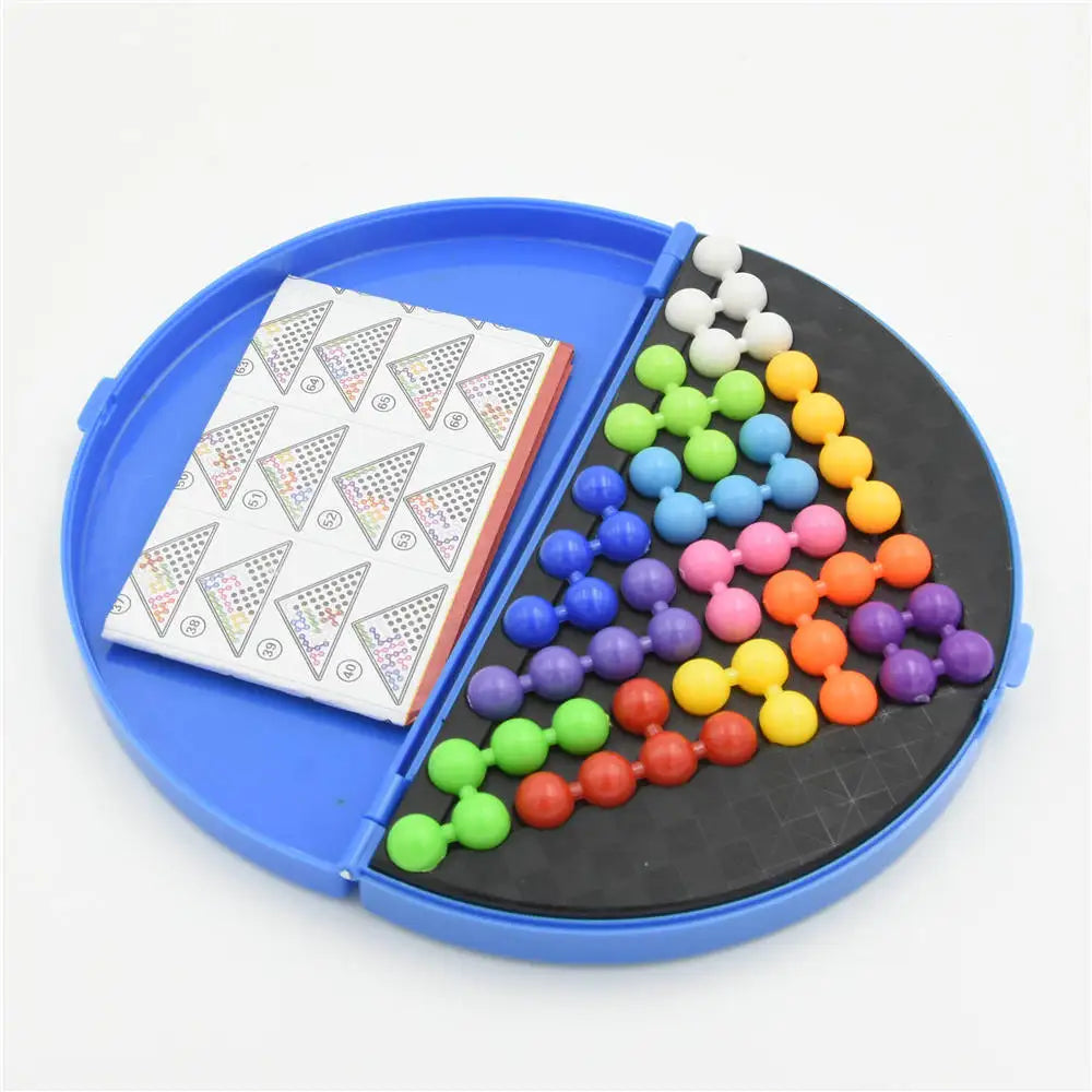 Classic IQ 3D Puzzle Board Game - Pyramid Plate Brain Teaser