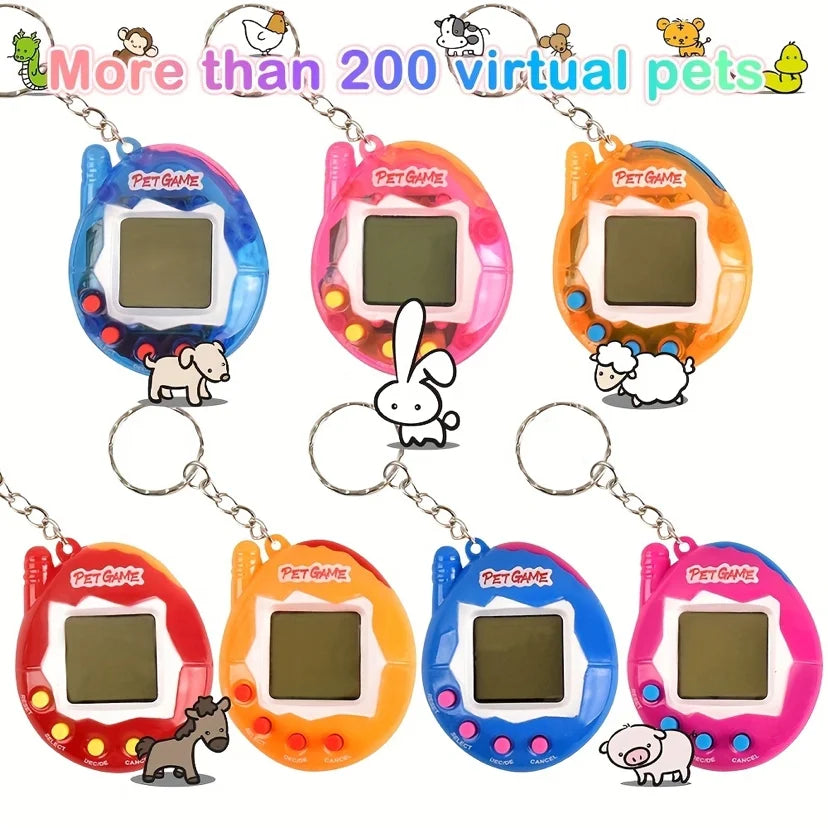 Transparent Electronic Virtual Pet - 168-in-1 Digital Companion