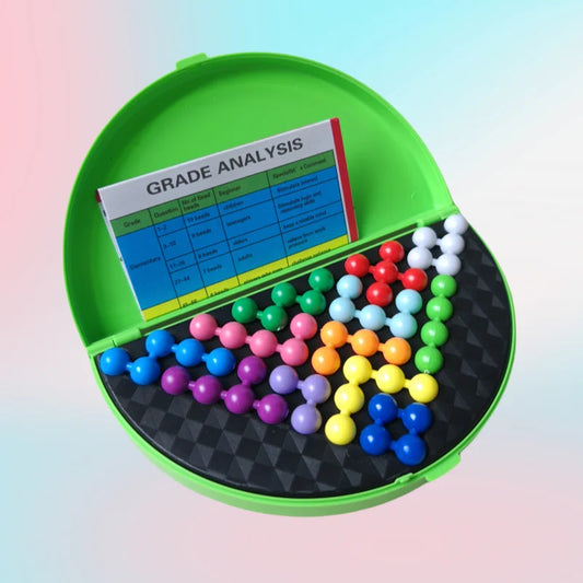 Classic IQ 3D Puzzle Board Game - Pyramid Plate Brain Teaser