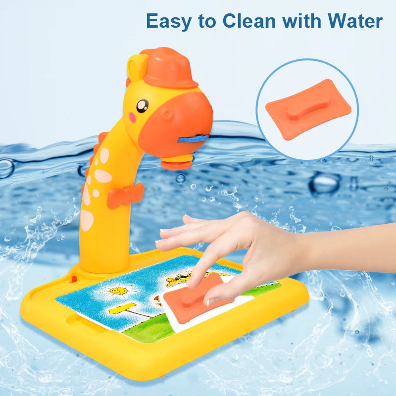 Kids LED Projector Drawing Table Toy Set - Creative Art Station