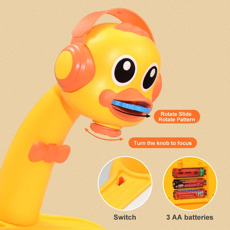 Kids LED Projector Drawing Table Toy Set - Creative Art Station