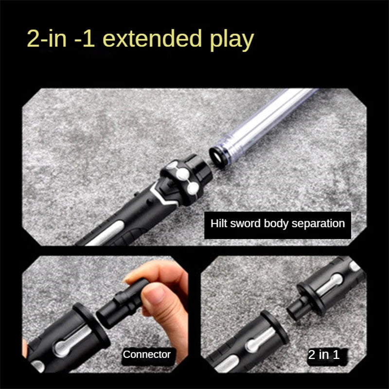 RGB Lightsaber Laser Sword Toy - Flashing LED Light Saber
