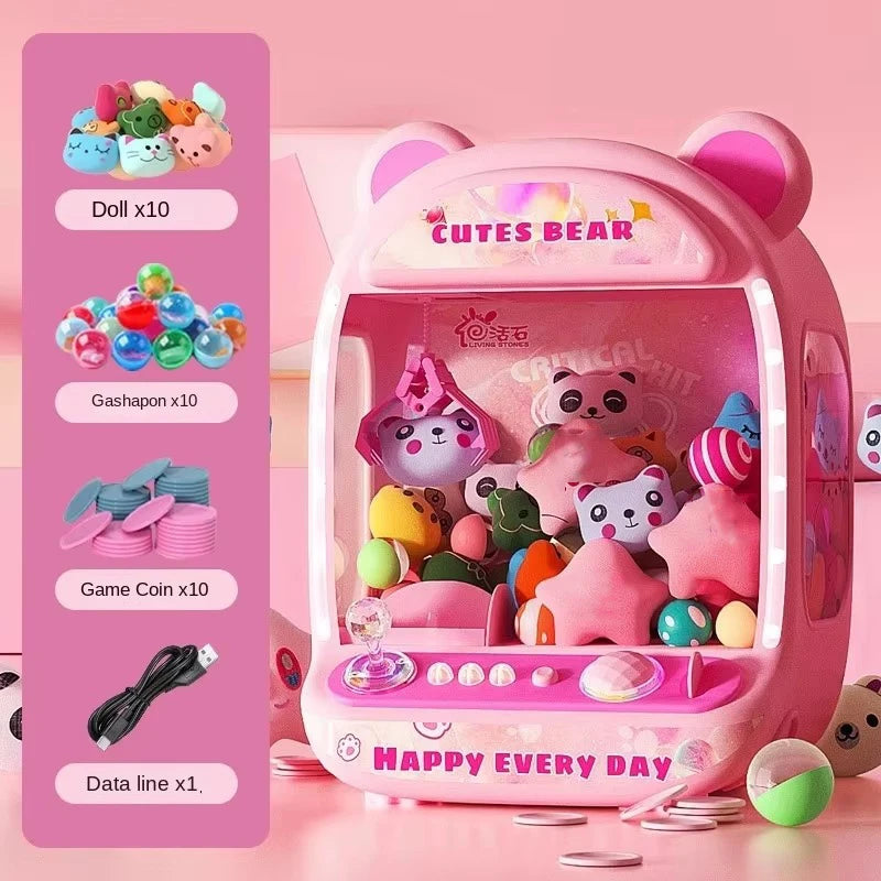 Big Size DIY Doll Machine - Kids Coin Operated Arcade Game