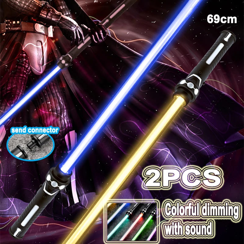 RGB Lightsaber Laser Sword Toy - Flashing LED Light Saber